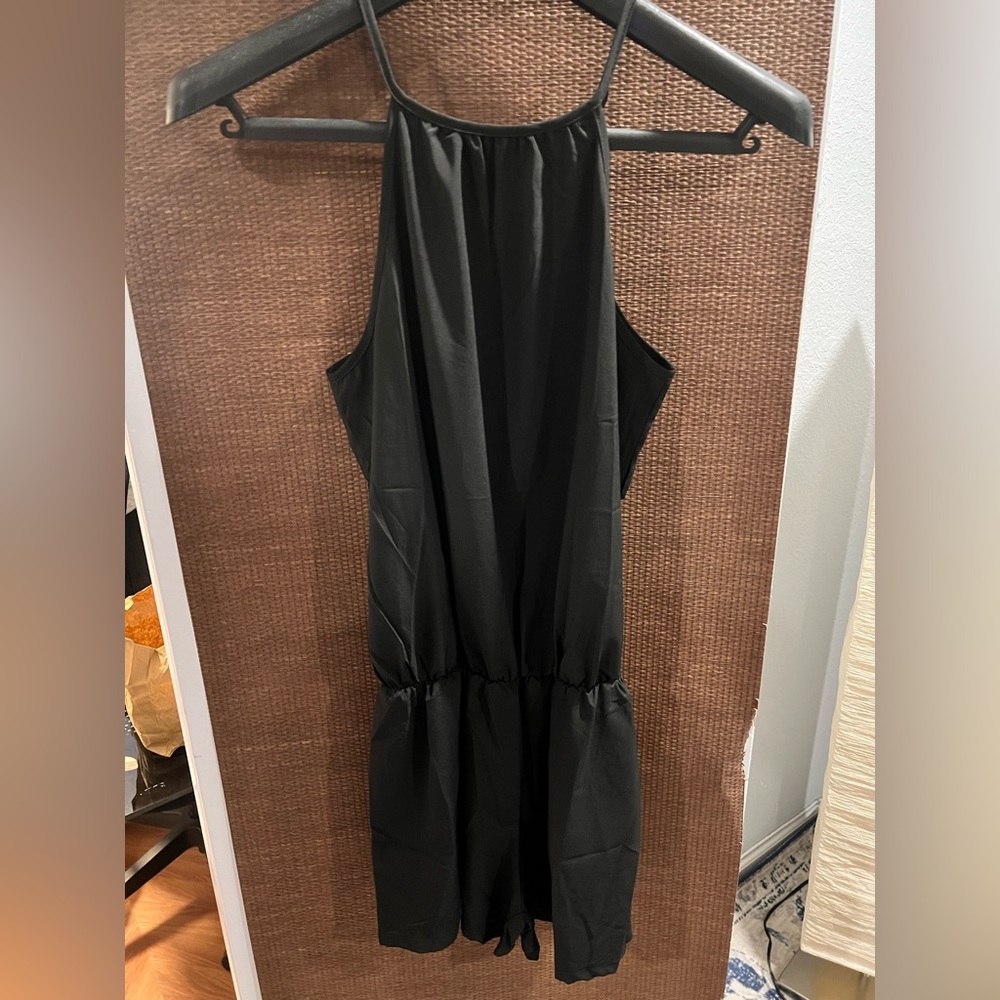 Black Short Romper